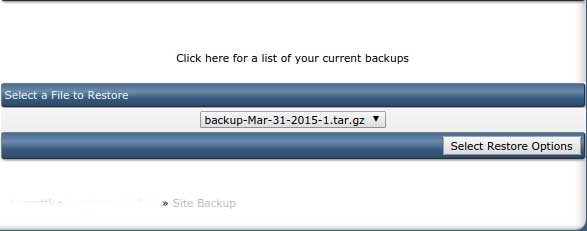 Sao lưu dữ liệu trong Direct Admin