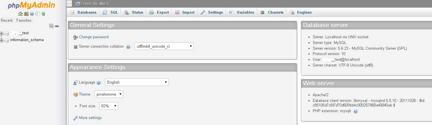 Tạo database với Direct Admin