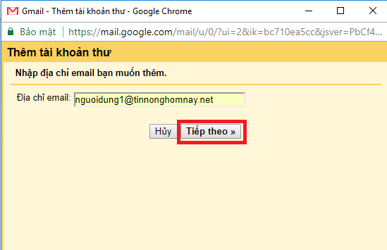 Hướng dẫn cài đặt kết nối email tên miền vào tài khoản Gmail