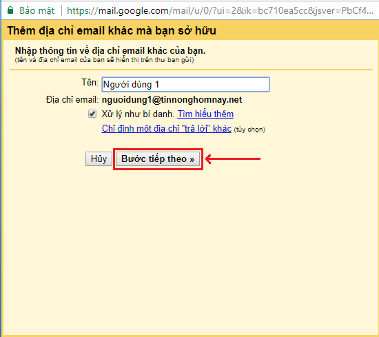 Hướng dẫn cài đặt kết nối email tên miền vào tài khoản Gmail