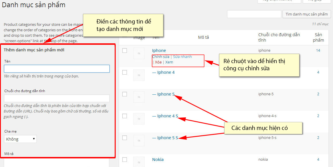 Quản trị website