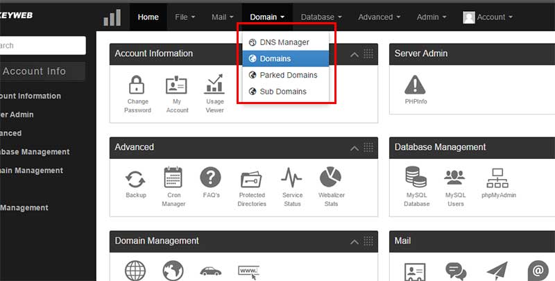 Thêm tên miền và chạy website với file index